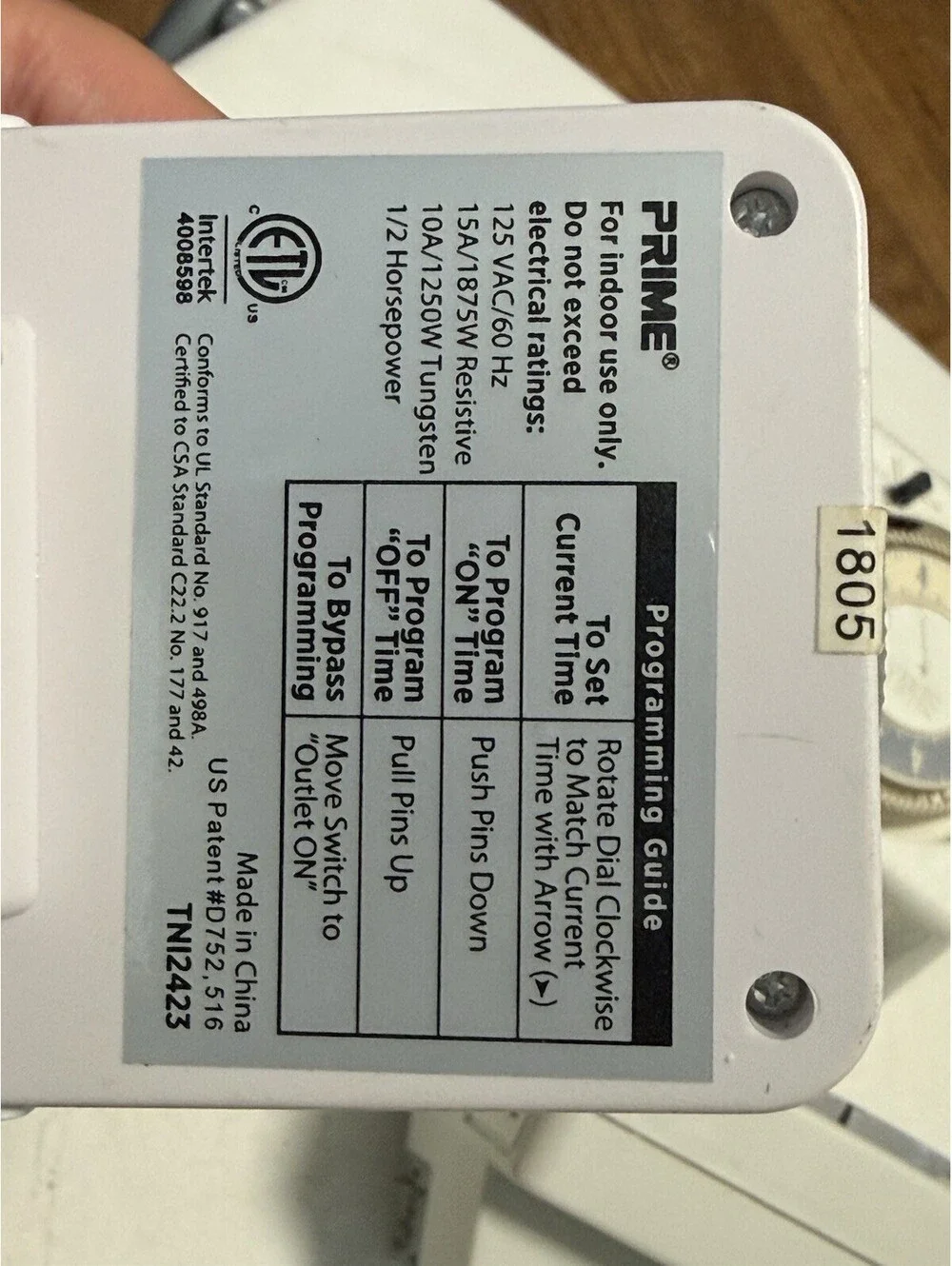 GE  7 - DAY TIMER  Lot Of 3 , Diferent Brands